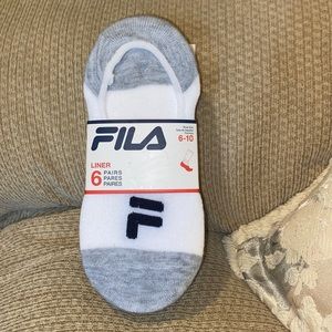 🧦 NWT FILA 6 Liner Socks